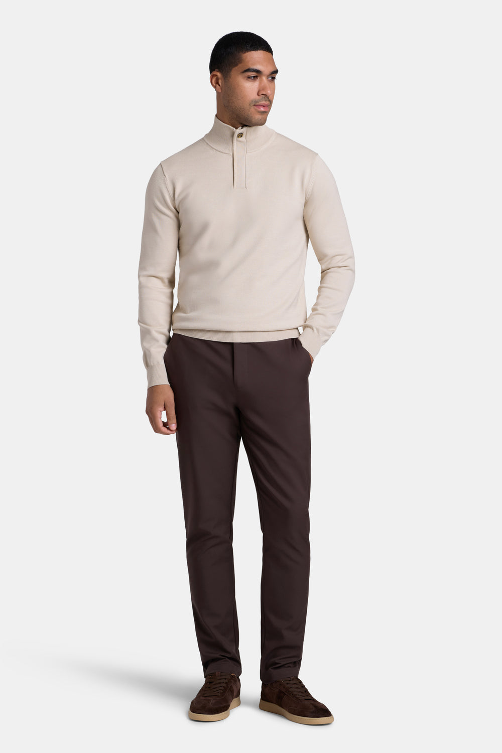 THE FINEZZA QUARTER ZIP SWEATER