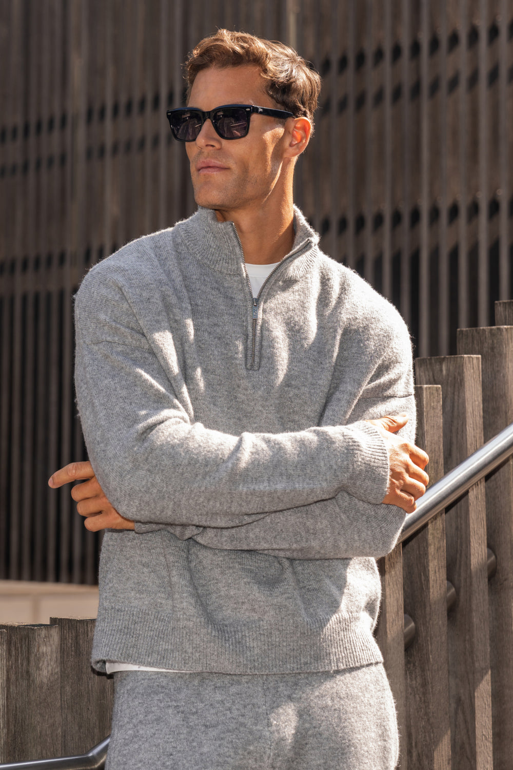 THE SAVONA QUARTER ZIP SWEATER