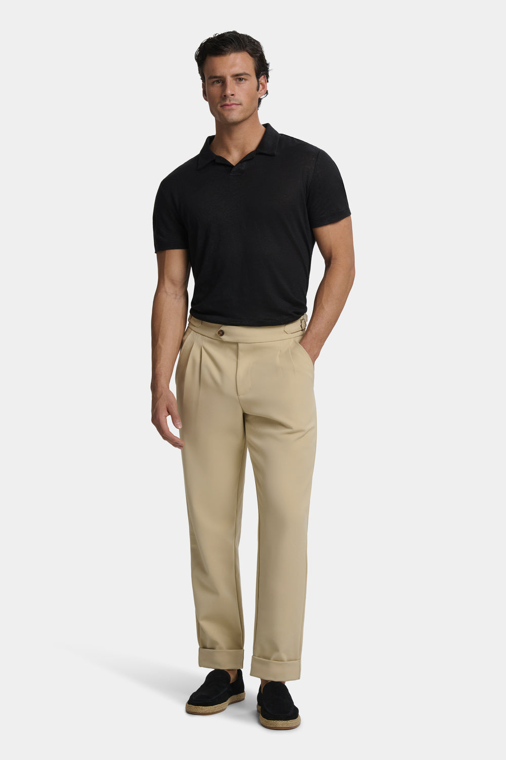 THE CLASSIC LINEN SLIM POLO