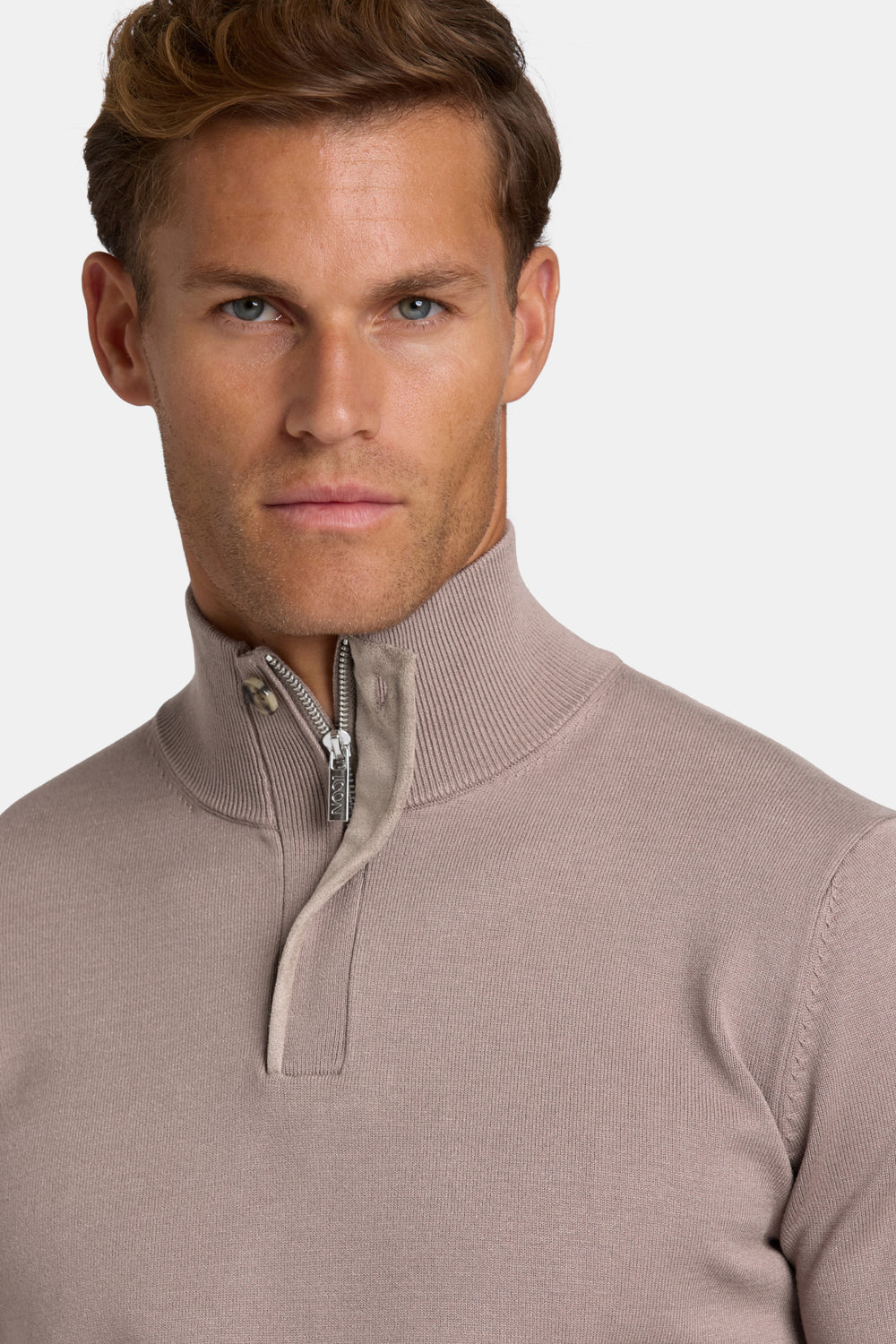 THE FINEZZA QUARTER ZIP SWEATER