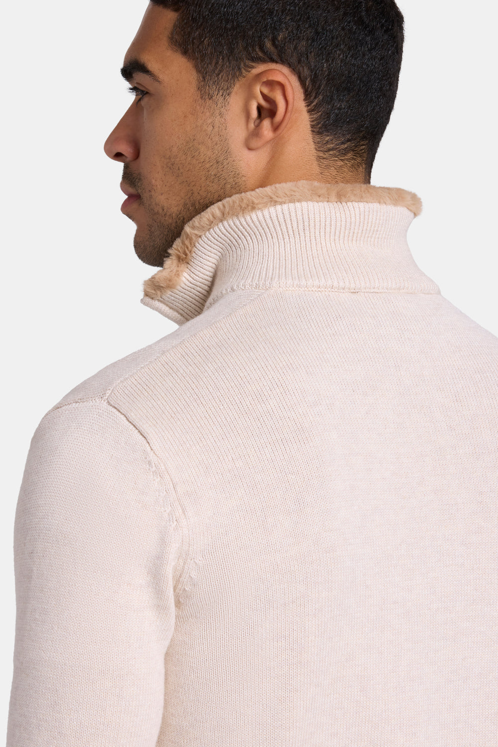 THE FIRELLO QUARTER ZIP SWEATER