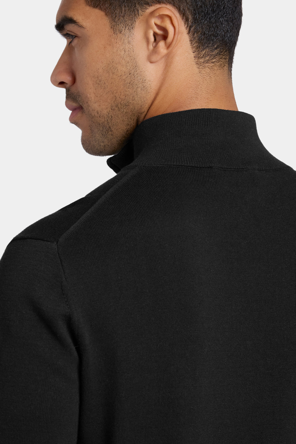 THE SANTONI QUARTER ZIP SWEATER