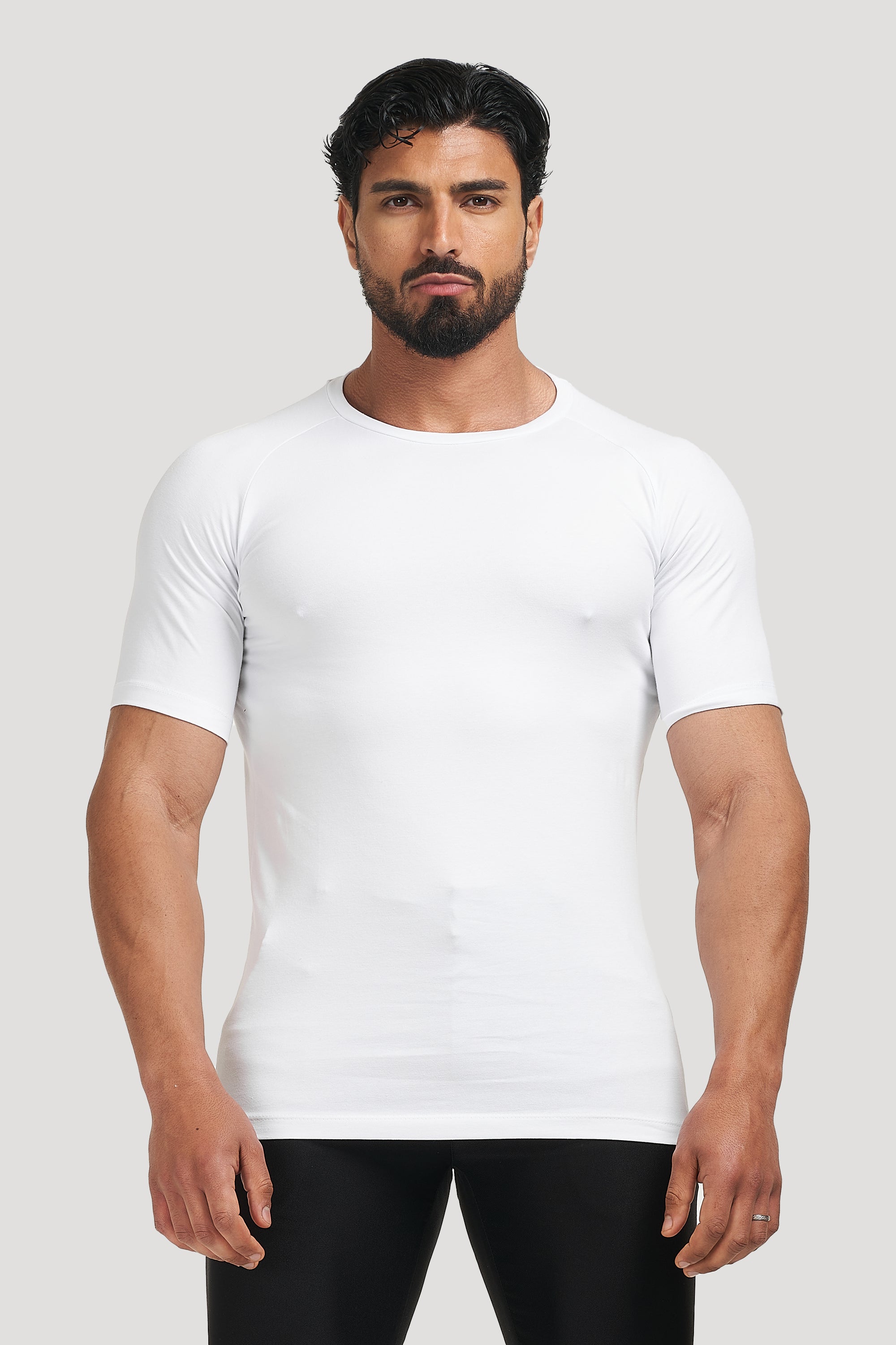 THE MUSCLE BASIC T-SHIRT - WHITE