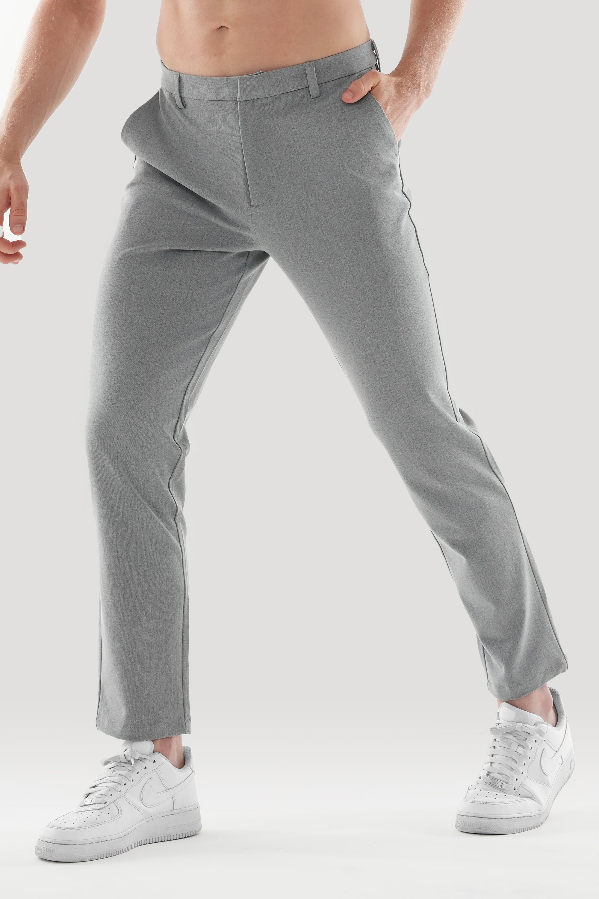 THE LUCIA TROUSERS - LIGHT GREY
